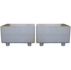 Pair of Lacquered Side Tables