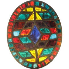 French Mid-Century Stained-Glass Window 11
