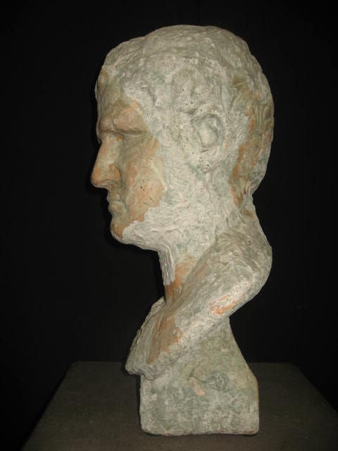 American Terra Cotta Bust of Marcus Agrippa