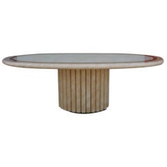 French Faux Marble Dining Table by J.C. Mahey 6