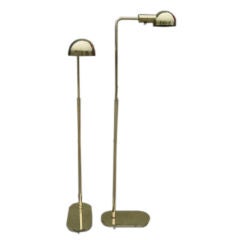 Pair of Brass Floor Lamps by Cedric Hartman for Casella