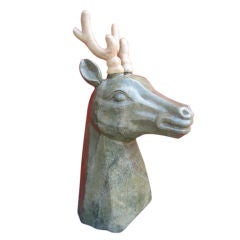 Marble Reindeer Sculpture