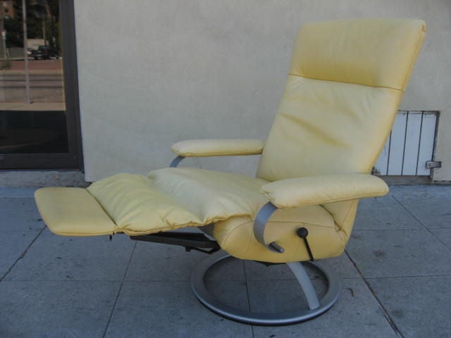 lafer leather recliner