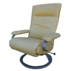 A Leather Recliner by Lafer