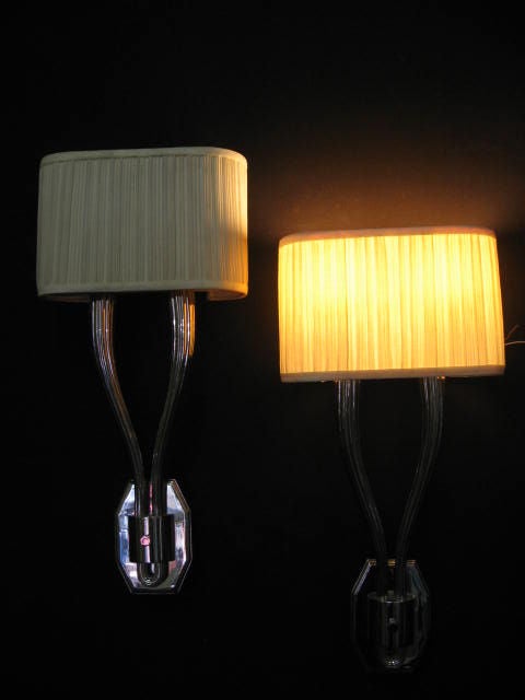 American Pair of Sconces after Jacques-Emile Ruhlman