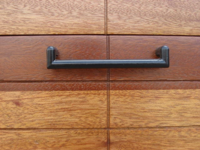 Iron Blond Mahogany Tall Boy by Raymond Loewy for Mengel