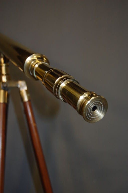 20th Century English Telescope on a Tripod Base