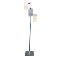 Chromed Floor Lamp by Koch and Lowy