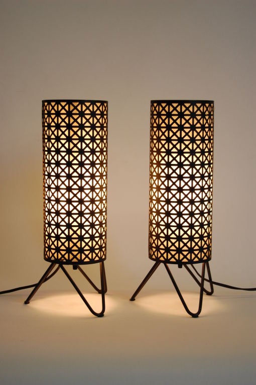 Pair of Lamps in the Manner of Mathieu Mategot