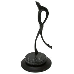 Minimal Bronze Sculpture of a Dancer