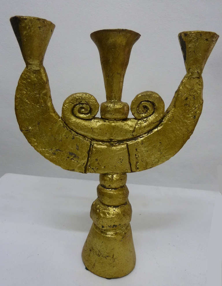 Gilded Candelabra by Nicholas de Wael for Fondica