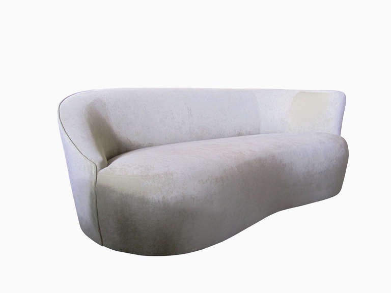 Corkscrew Sofa by Vladimir Kagan In Excellent Condition In Pasadena, CA