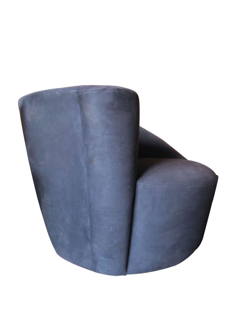 20th Century Nautilus Swivel Chair by Vladimir Kagan