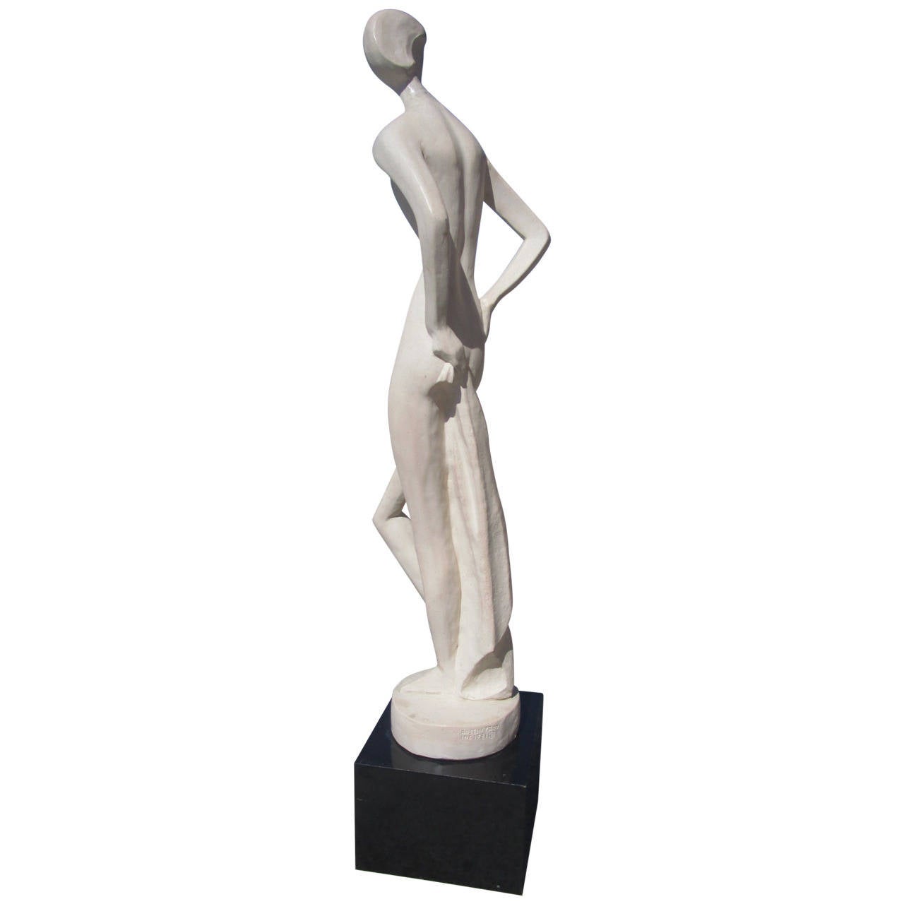 Plaster Nude Contrapposto Sculpture Signed Austin Prod Inc At StDibs Austin Prodinc