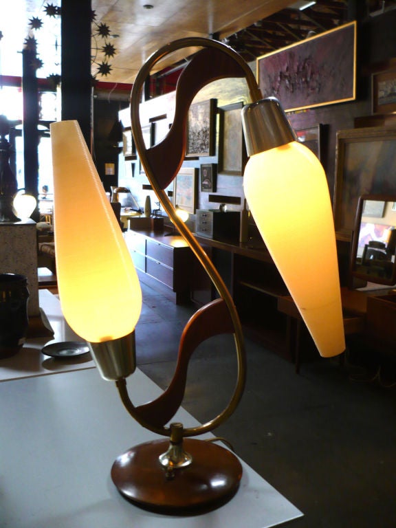 American A Pair of Heifetz Rotoflex Table Lamps