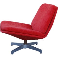 Vintage Swivel Side Chair from the 60s