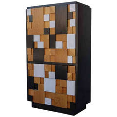 Used Brutalist Cabinet with Drawers by Lane