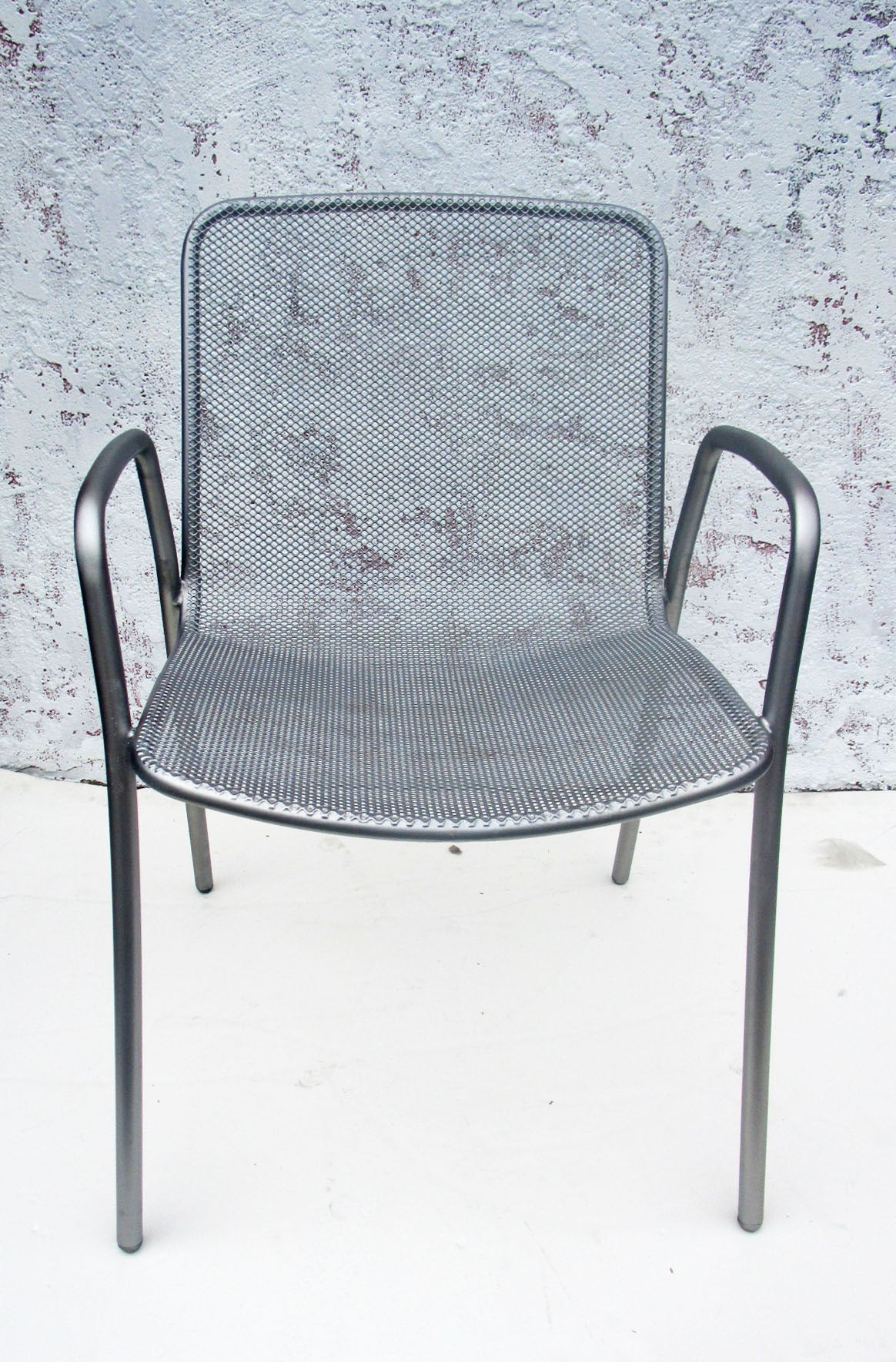 Lightweight mesh aluminum Chairs.