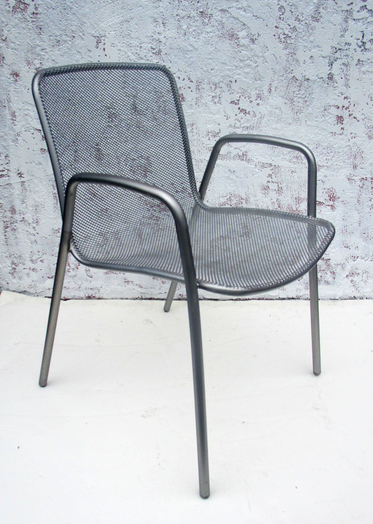 American Set of Six Mesh Aluminum  Chairs
