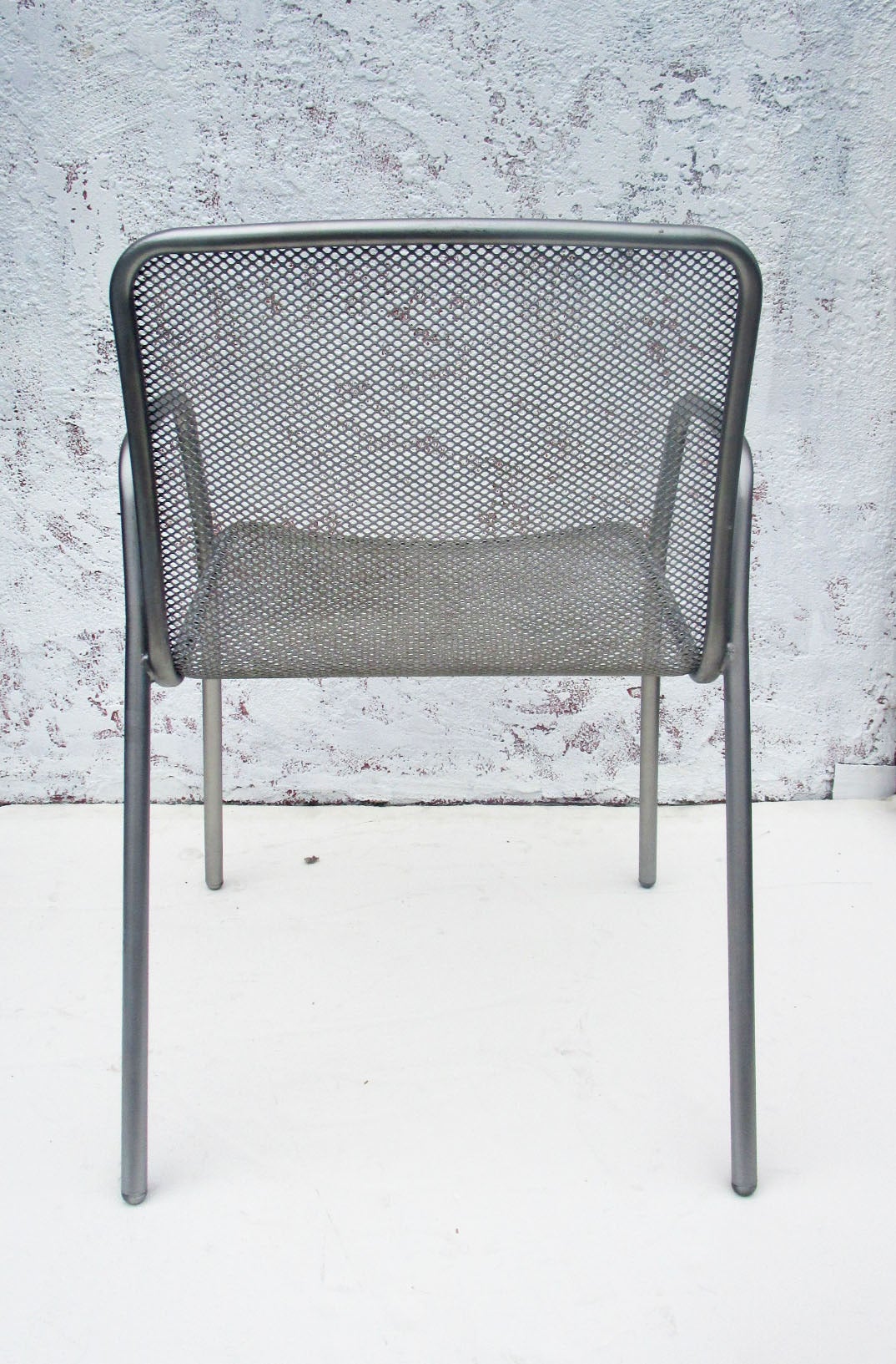 Set of Six Mesh Aluminum  Chairs 2