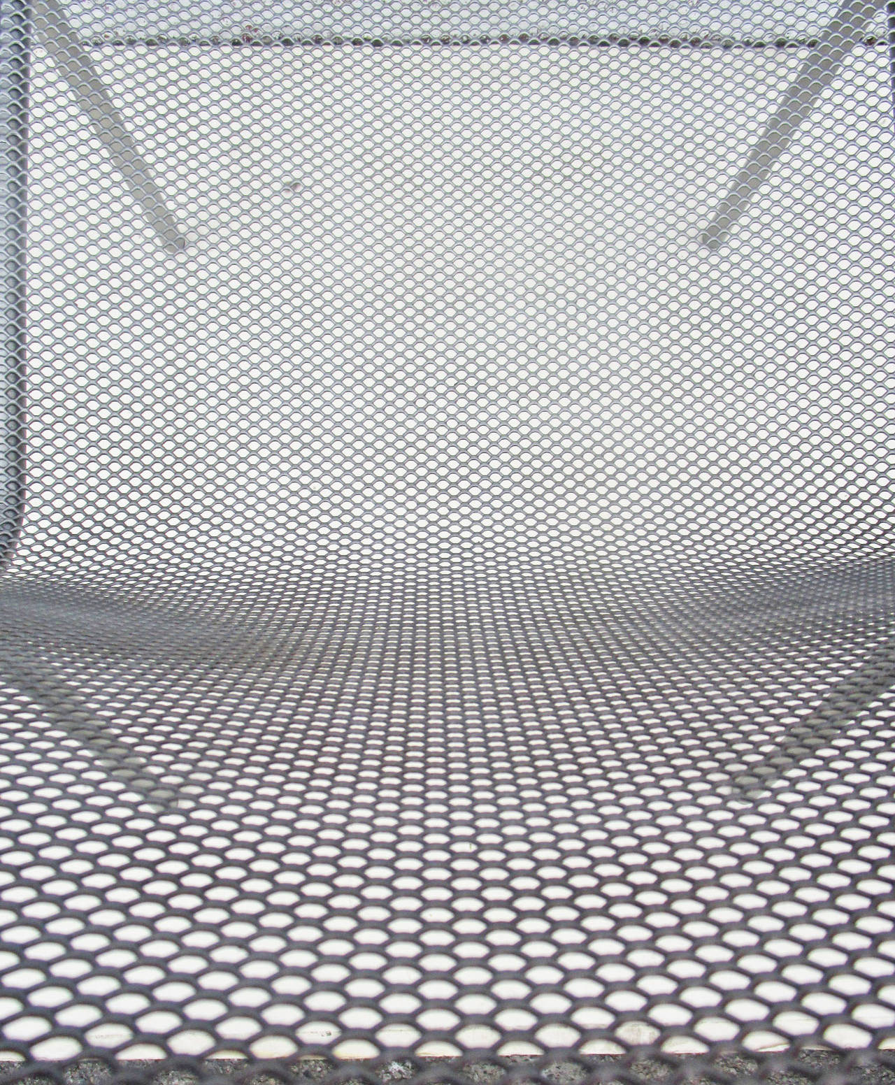 Set of Six Mesh Aluminum  Chairs 3