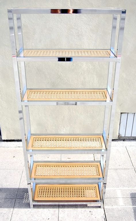 Classic Chrome etagere by Milo Baughman