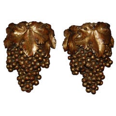 A Pair of Wall Candle Holders Sconces