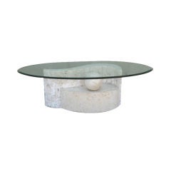 Used Tessellated Marble Whimsical Coffee Table by Magnussen Furniture