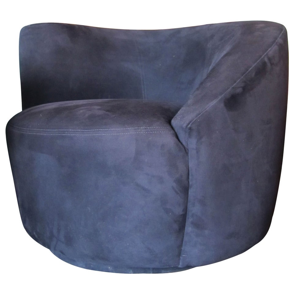 Nautilus Swivel Chair by Vladimir Kagan