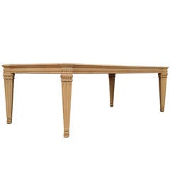 Twelve to Fourteen Feet Long Neoclassical Louis XVI Style Dining Table