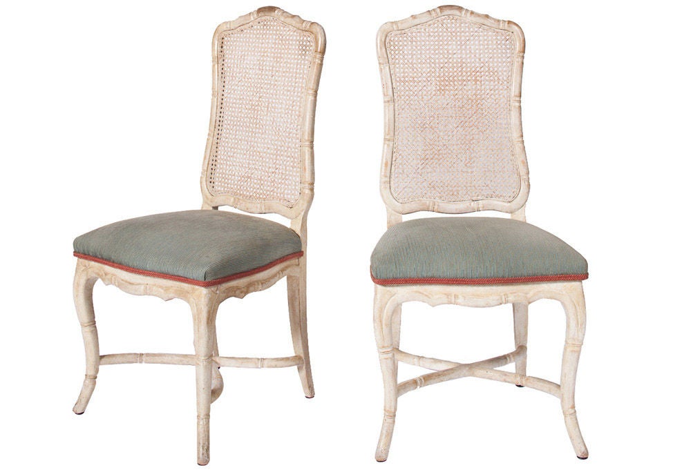 American A Set of  8 Louis XV Style Chairs