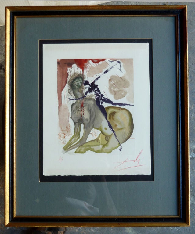 Lithograph by Salvador Dali