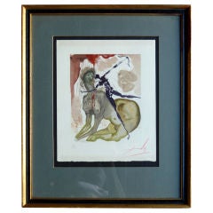 Lithograph by Salvador Dali