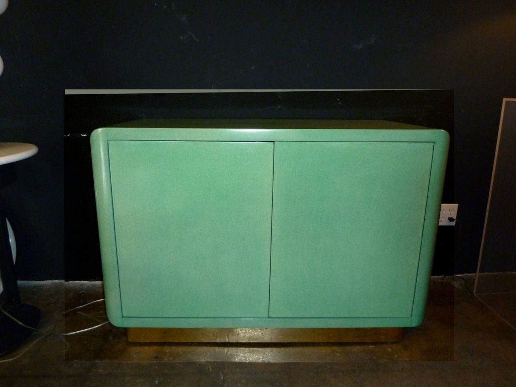 Amazing Set  Jade Green Lacquer Cabinet 2