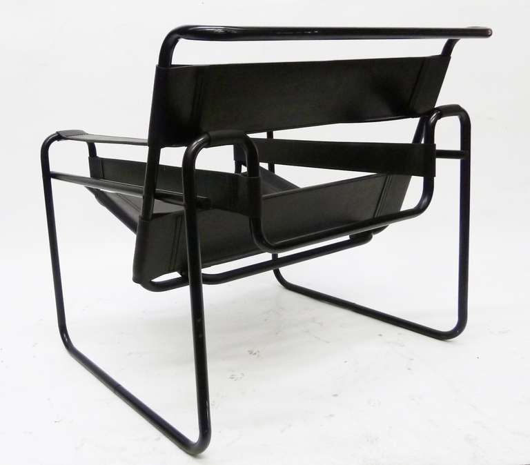 black wassily chair