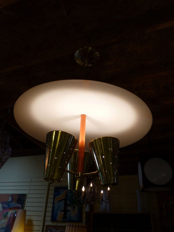 Mid-20th Century Pendant Light by Gerard Thurston for Lightholier