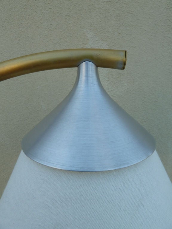 Mid-20th Century Russel Wright for Conan Ball Floor Lamp