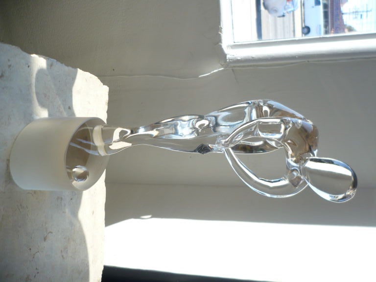 Italian Murano Glass Sculpture of a Female Nude by Roberto Anatra In Excellent Condition In Pasadena, CA