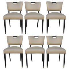 A Set of  6 Chairs Att. to  Paul Laszlo