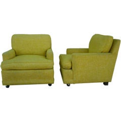 Pair of Club Chairs by Sloane