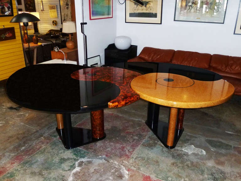 Memphis Group Memphis Style Nautilus Themed Dining or Center Table 