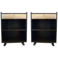 A Pair of Nightstands by Gilbert Rohde