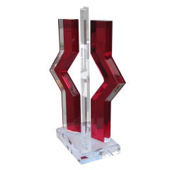 Italian Memphis Lucite Sculpture