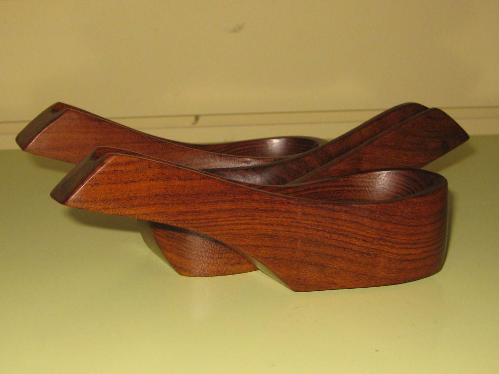 Brazilian Mid-Century Rosewood Pipe Rack by Jean Gillon for Italma In Excellent Condition In Pasadena, CA