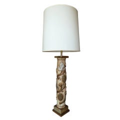 Mid-Century Huge Table Lamp by James Mont 8