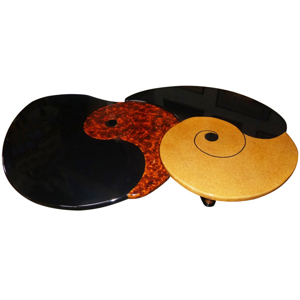 Memphis Style Nautilus Themed Dining or Center Table
