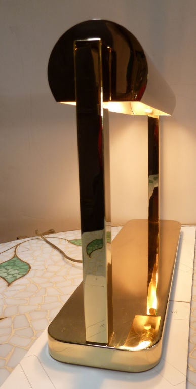 Mid-Century Modern Mid-Century Brass Desk Lamp by Paul Laszlo