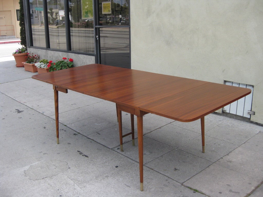 American Drop Leaf Mahogany Extension Table by Rway