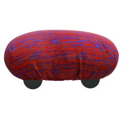 Vintage Rare "Le Bugie" Pouf by Alessandro Becchi for Giovannetti