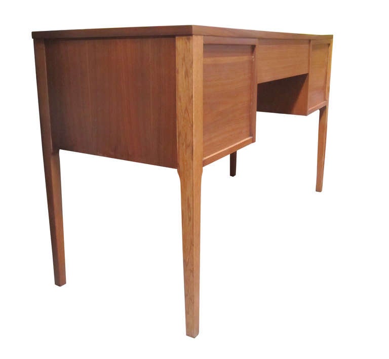 Compact Mid-Century Desk in Walnut 2